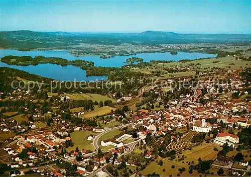 AK / Ansichtskarte Murnau_Staffelsee Fliegeraufnahme Murnau_Staffelsee