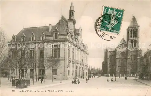 AK / Ansichtskarte Saint Denis_Seine_Saint_Denis Hotel de Ville Saint Denis_Seine