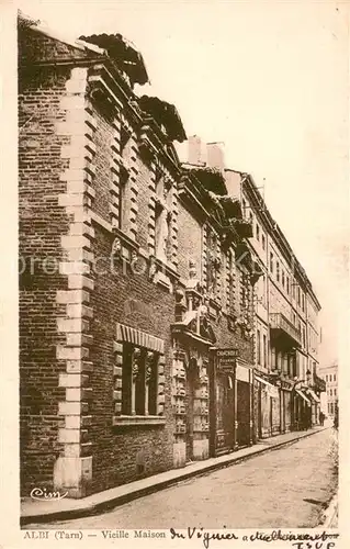 AK / Ansichtskarte Albi_Tarn Vieille Maison Albi_Tarn