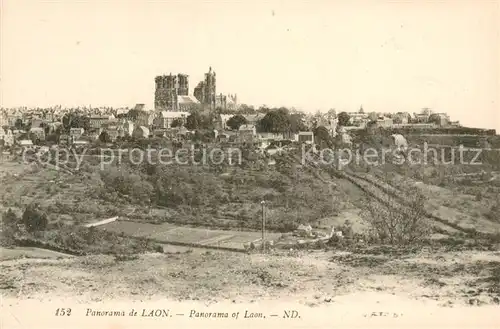 AK / Ansichtskarte Laon_Aisne Panorama Laon_Aisne