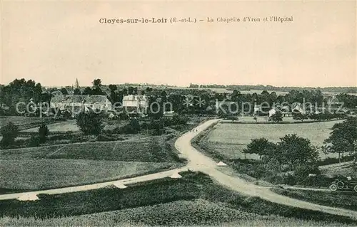 AK / Ansichtskarte Cloyes sur le Loir Chapelle d Yron et l Hopital Cloyes sur le Loir