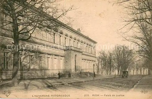 AK / Ansichtskarte Riom_Puy de Dome Palais de Justice Riom Puy de Dome