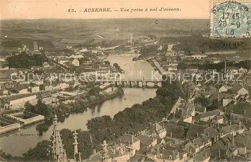 AK / Ansichtskarte Auxerre Vue prise a vol d oiseau Auxerre