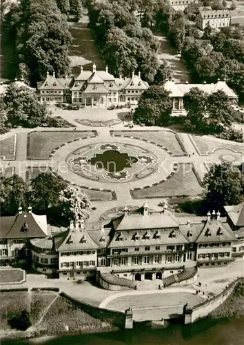 AK / Ansichtskarte Pillnitz Schloss Pillnitz Fliegeraufnahme Pillnitz