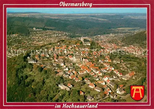 AK / Ansichtskarte Obermarsberg_Sauerland Fliegeraufnahme Obermarsberg_Sauerland