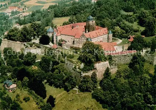 AK / Ansichtskarte Kronach_Oberfranken Veste Rosenberg Fliegeraufnahme Kronach Oberfranken