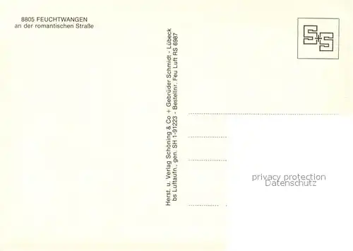 AK / Ansichtskarte Feuchtwangen Fliegeraufnahme Feuchtwangen