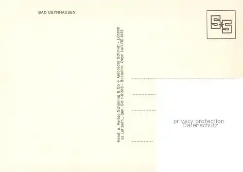 AK / Ansichtskarte Bad_Oeynhausen Fliegeraufnahme Bad_Oeynhausen