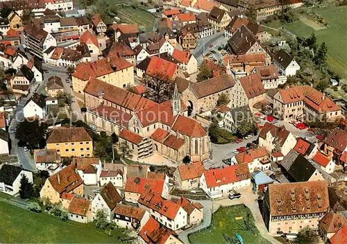 AK / Ansichtskarte Heilsbronn M?nster Fliegeraufnahme Heilsbronn