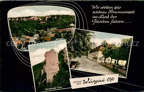 AK / Ansichtskarte Wuergau Panorama Brauerei und Gasthof Hermann Wuergau