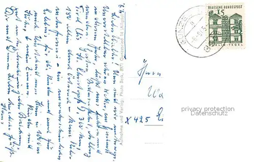 AK / Ansichtskarte Gunzesried Gasthaus Gunzesried