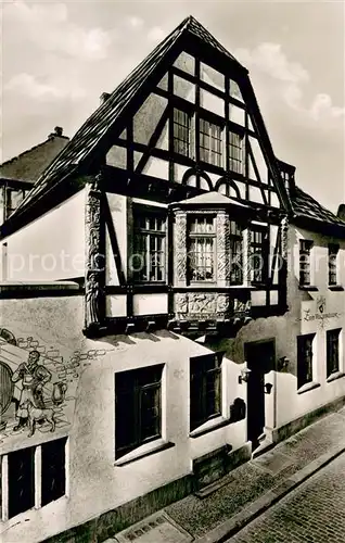AK / Ansichtskarte Ruedesheim_Rhein Gasthaus zum Felsenkeller Ruedesheim Rhein