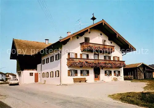 AK / Ansichtskarte Molberting_Traunstein_Oberbayern Franz Hallweger Gaestehaus Molberting_Traunstein