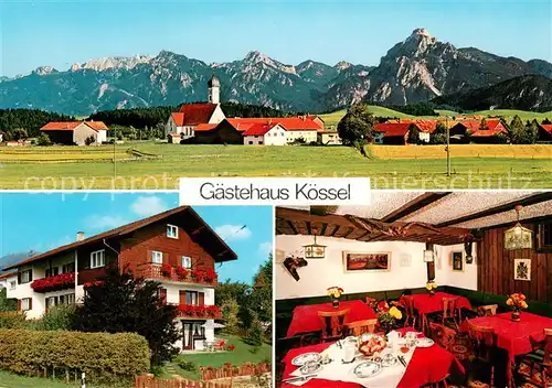AK / Ansichtskarte Proebsten Gaestehaus Koessel Gaststube Proebsten