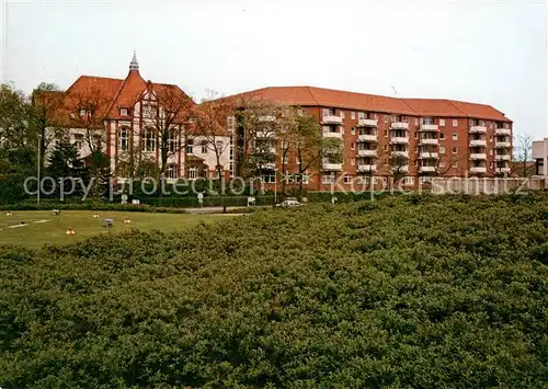 AK / Ansichtskarte Rotenburg_Wuemme Diakonissen Mutterhaus mit Fliednerhaus Rotenburg Wuemme