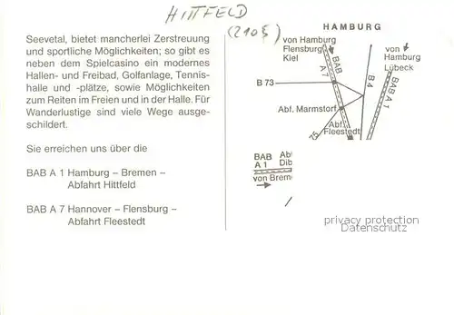 AK / Ansichtskarte Hittfeld Hotel zur Linde Gastraeume Kegelbahn Garten Hittfeld