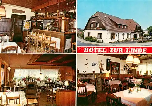 AK / Ansichtskarte Hittfeld Hotel zur Linde Gastraeume Bar Hittfeld