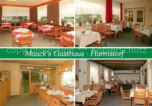 AK / Ansichtskarte Harmstorf_Harburg Maacks Gasthaus Gastraeume Harmstorf_Harburg