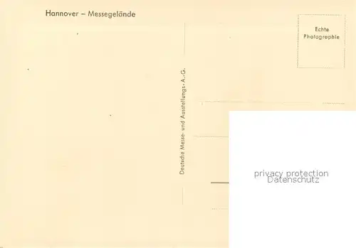 AK / Ansichtskarte Hannover Messegelaende Details Hannover
