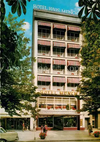 AK / Ansichtskarte Duesseldorf Hotel Haus Muench Duesseldorf