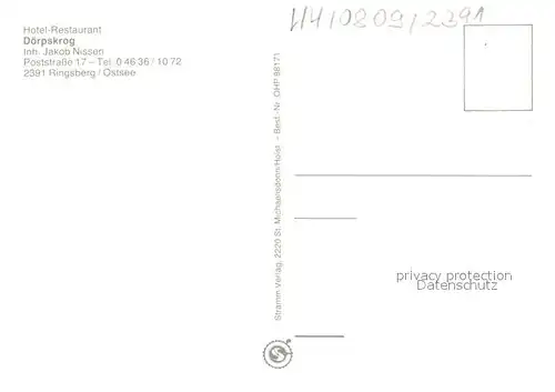 AK / Ansichtskarte Ringsberg Hotel Restaurant Doerpskrog Gastraeume Zimmer Garten Ringsberg