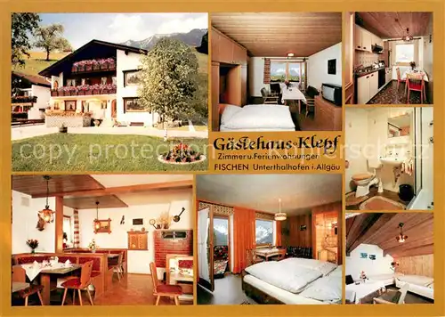 AK / Ansichtskarte Unterthalhofen_Allgaeu Gaestehaus Klepf Zimmer und Ferienwohnungen Unterthalhofen Allgaeu