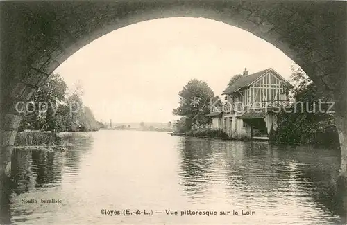 AK / Ansichtskarte Cloyes sur le Loir Vue pittoresque sur le Loir Cloyes sur le Loir