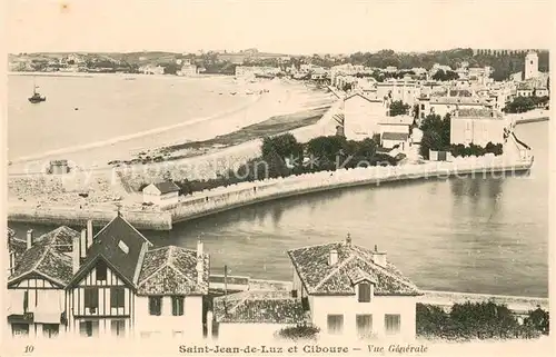 AK / Ansichtskarte Saint Jean de Luz et Ciboure vue generale Saint Jean de Luz