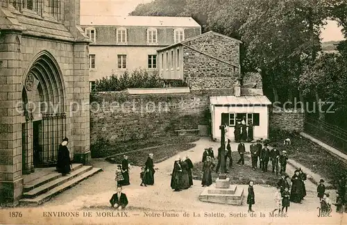 AK / Ansichtskarte La_Salette Fallavaux Notre Dame de la Salette Sortie de la Messe La_Salette Fallavaux