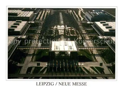 AK / Ansichtskarte Leipzig Neue Messe Fliegeraufnahme Leipzig