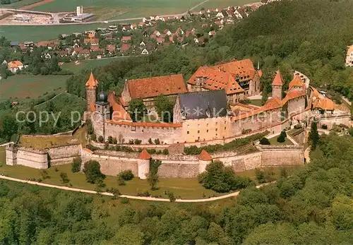 AK / Ansichtskarte Coburg Veste Coburg Fliegeraufnahme Coburg