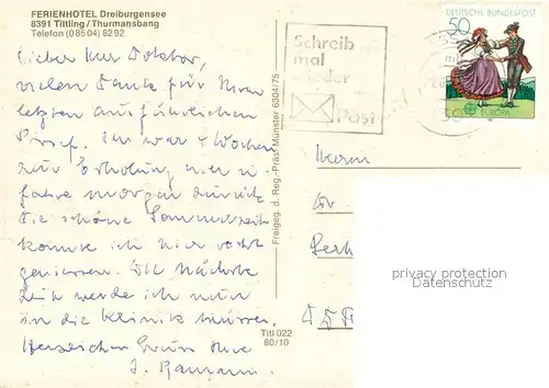 AK / Ansichtskarte Thurmansbang Ferienhotel Dreiburgensee Fliegeraufnahme Thurmansbang