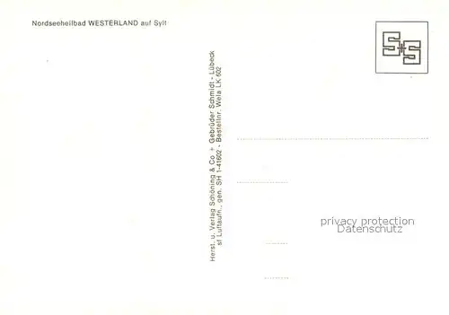 AK / Ansichtskarte Westerland_Sylt Fliegeraufnahme Westerland_Sylt