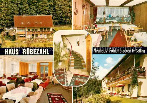 AK / Ansichtskarte Fohlenplacken Haus Ruebezahl Gastraeume Terrasse Fohlenplacken
