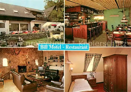 AK / Ansichtskarte Bilschau_Sankelmark Bill Motel Restaurant Bar Zimmer 