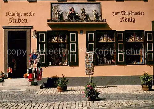 AK / Ansichtskarte Dinkelsbuehl Kunstgewerbe Stuben Zum Nussknacker Koenig Dinkelsbuehl