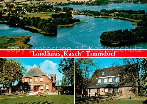 AK / Ansichtskarte Timmdorf Fliegeraufnahme Landhaus Kasch Gartenterrasse Timmdorf