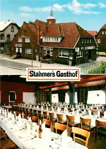 AK / Ansichtskarte Neuenfelde_Hamburg Stahmers Gasthof Speisesaal Neuenfelde Hamburg