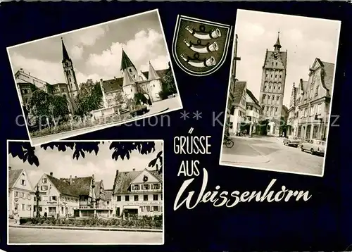 AK / Ansichtskarte Weissenhorn Teilansichten Stadttor Weissenhorn