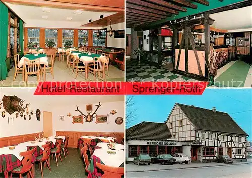 AK / Ansichtskarte Hartegasse Hotel Restaurant Sprenger Roth Hartegasse