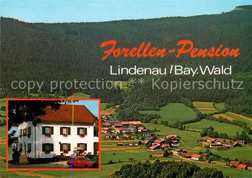 AK / Ansichtskarte Lindenau_Achslach Forellen Pension Panorama Lindenau_Achslach