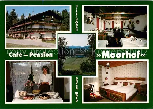 AK / Ansichtskarte Altschoenau Cafe Pension Moorhof Gaststube Fruehstueck Zimmer Altschoenau
