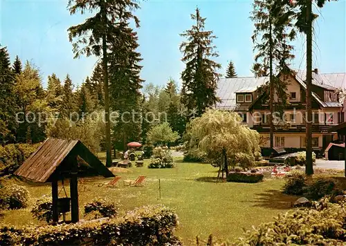 AK / Ansichtskarte Warmensteinach Hotel garni Barbara im Haindlwald Warmensteinach