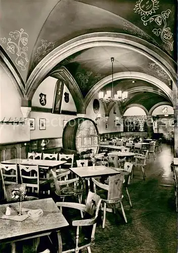 AK / Ansichtskarte Nuernberg Pfaelzer Fass im Hotel Kaiserhof Nuernberg