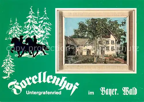 AK / Ansichtskarte Waldmuenchen Pension Berggasthof und Reiterhof Forellenhof Waldmuenchen