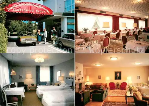 AK / Ansichtskarte Lenggries Sanatorium Block Speisesaal Zimmer Aufenthaltsraum Lenggries