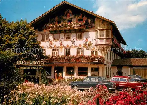 AK / Ansichtskarte Kochel_See Alpen Hotel Schmied von Kochel Kochel_See