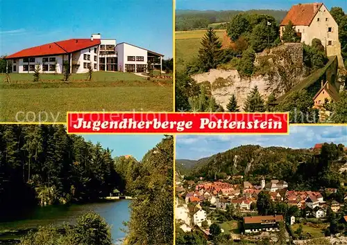 AK / Ansichtskarte Pottenstein_Oberfranken Jugendherberge Teilansichten Pottenstein_Oberfranken