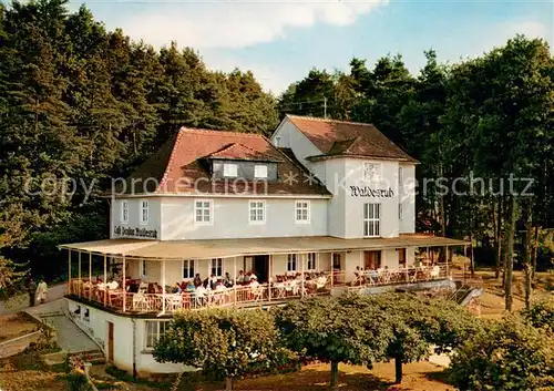AK / Ansichtskarte Bad_Koenig_Odenwald Cafe Pension Waldesruh Bad_Koenig_Odenwald