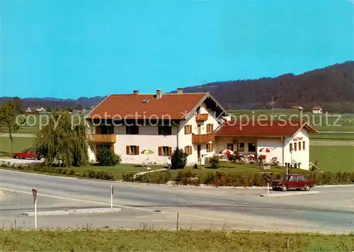 AK / Ansichtskarte Siegsdorf_Oberbayern Gasthaus Pension Scholz Siegsdorf Oberbayern